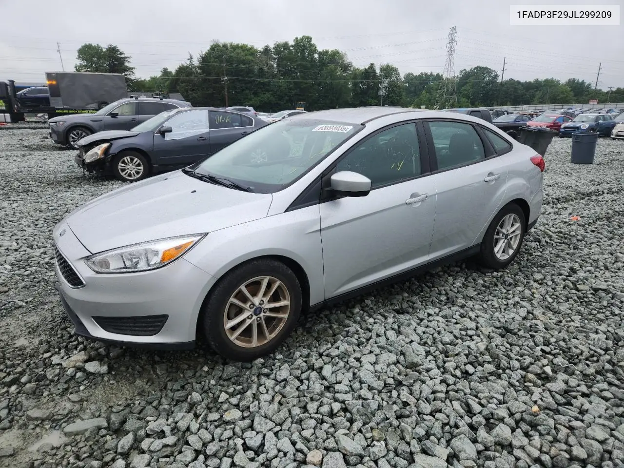 1FADP3F29JL299209 2018 Ford Focus Se
