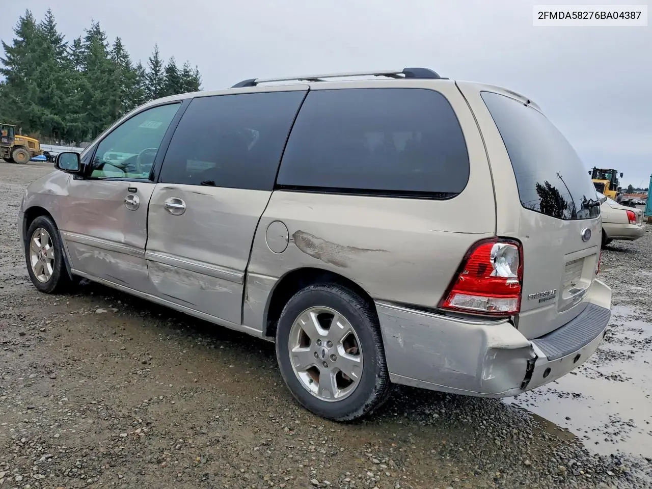 2006 Ford Freestar Limited VIN: 2FMDA58276BA04387 Lot: 77753165