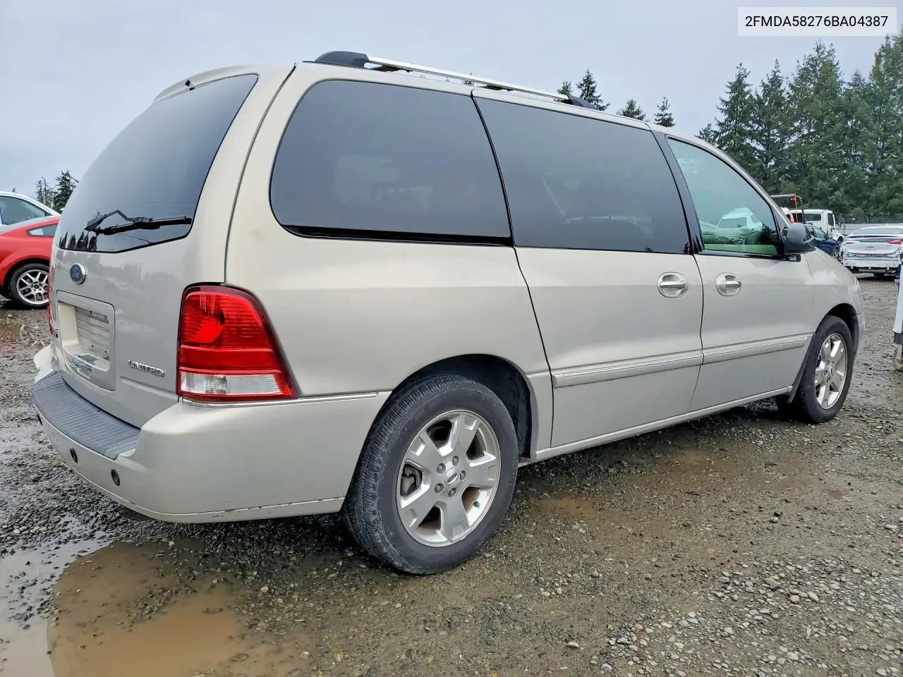 2006 Ford Freestar Limited VIN: 2FMDA58276BA04387 Lot: 77753165