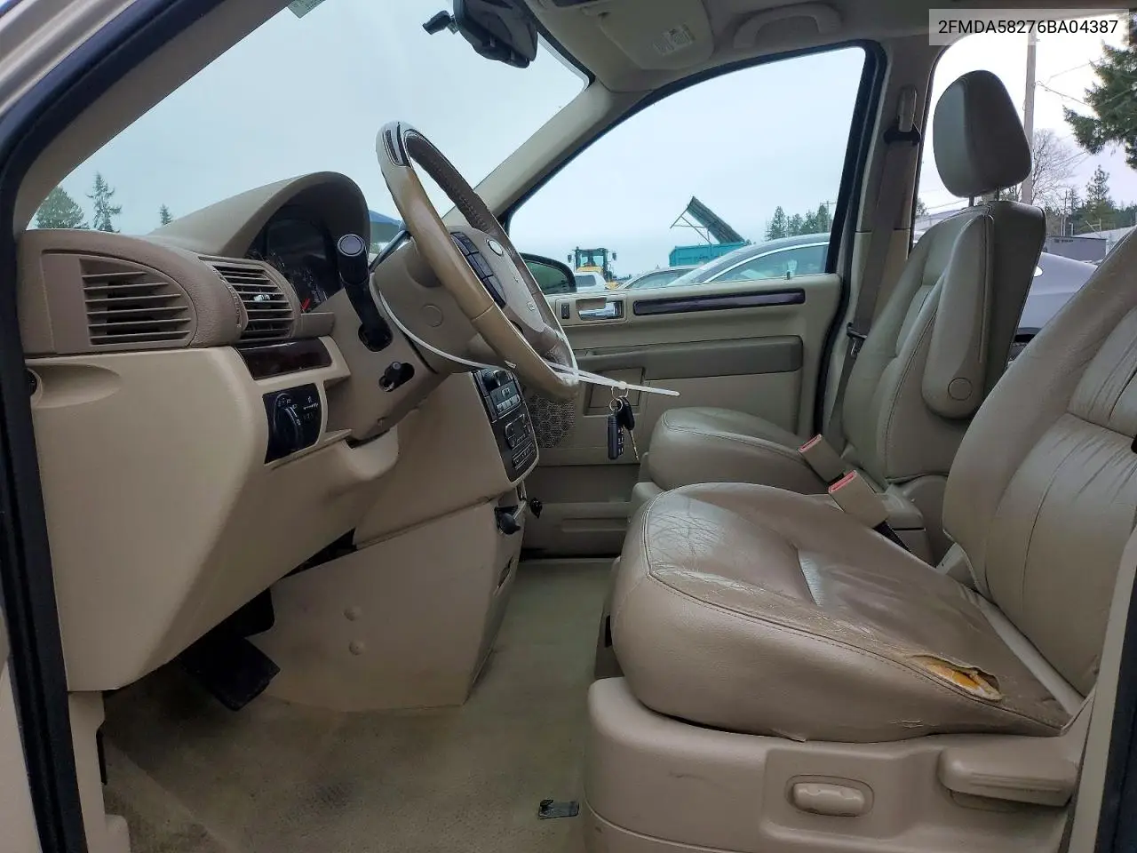 2006 Ford Freestar Limited VIN: 2FMDA58276BA04387 Lot: 77753165