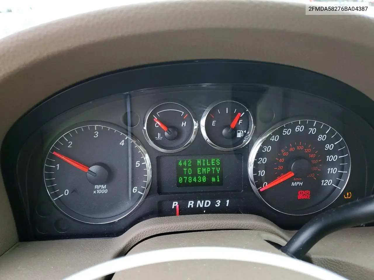 2006 Ford Freestar Limited VIN: 2FMDA58276BA04387 Lot: 77753165
