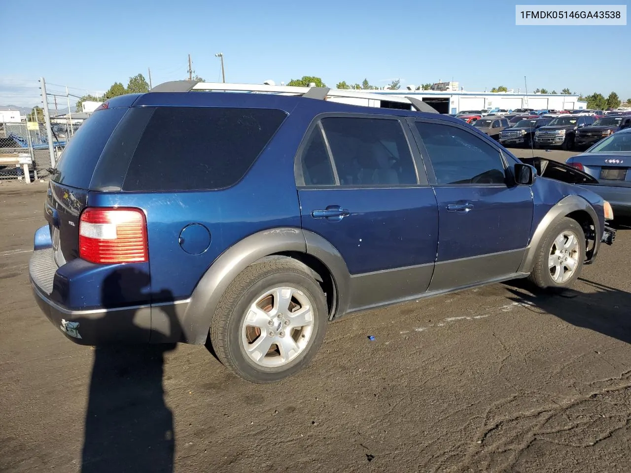 1FMDK05146GA43538 2006 Ford Freestyle Sel