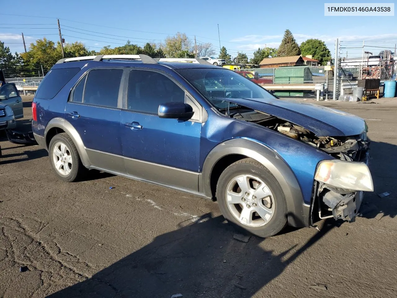 1FMDK05146GA43538 2006 Ford Freestyle Sel