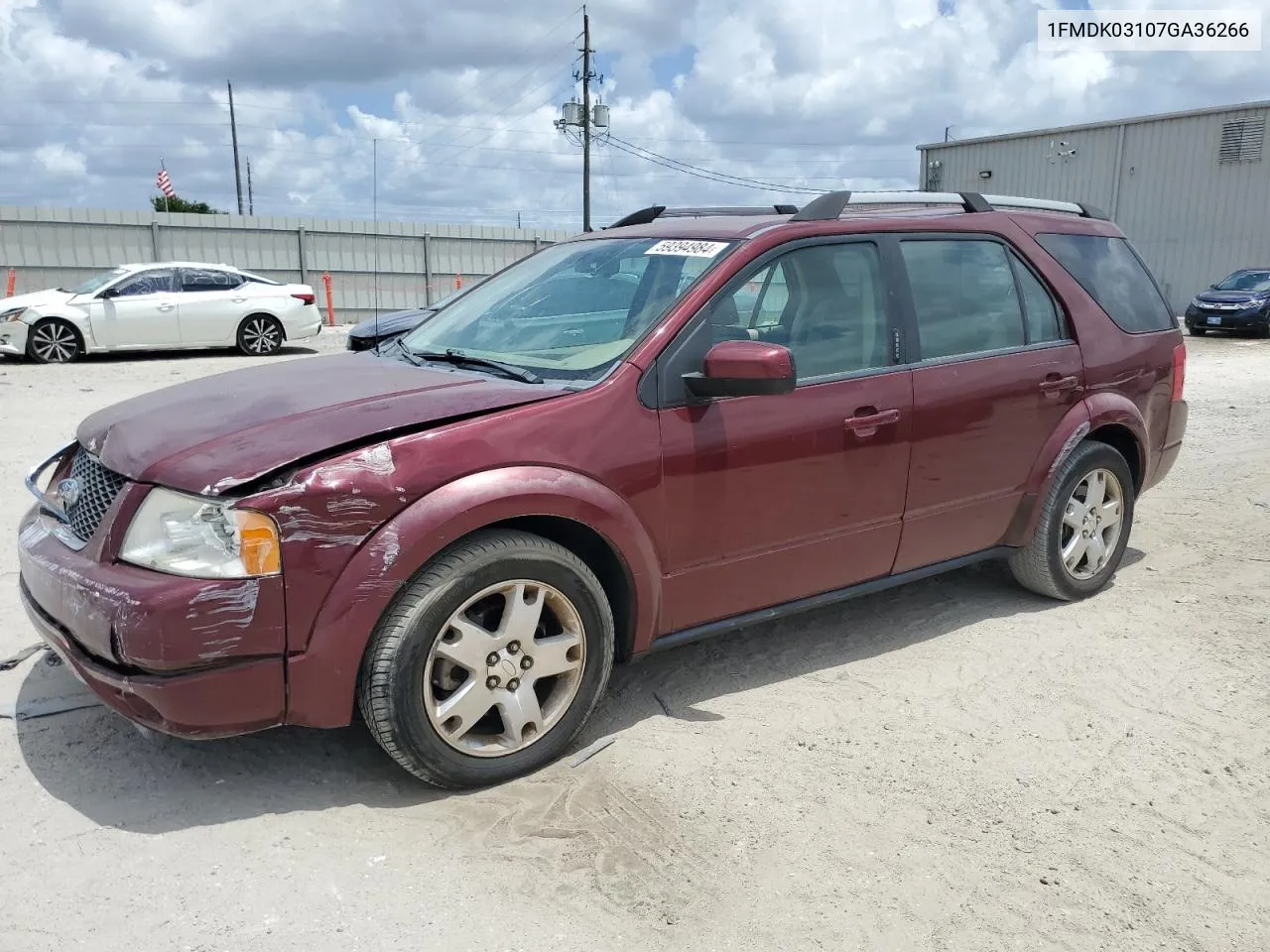 1FMDK03107GA36266 2007 Ford Freestyle Limited