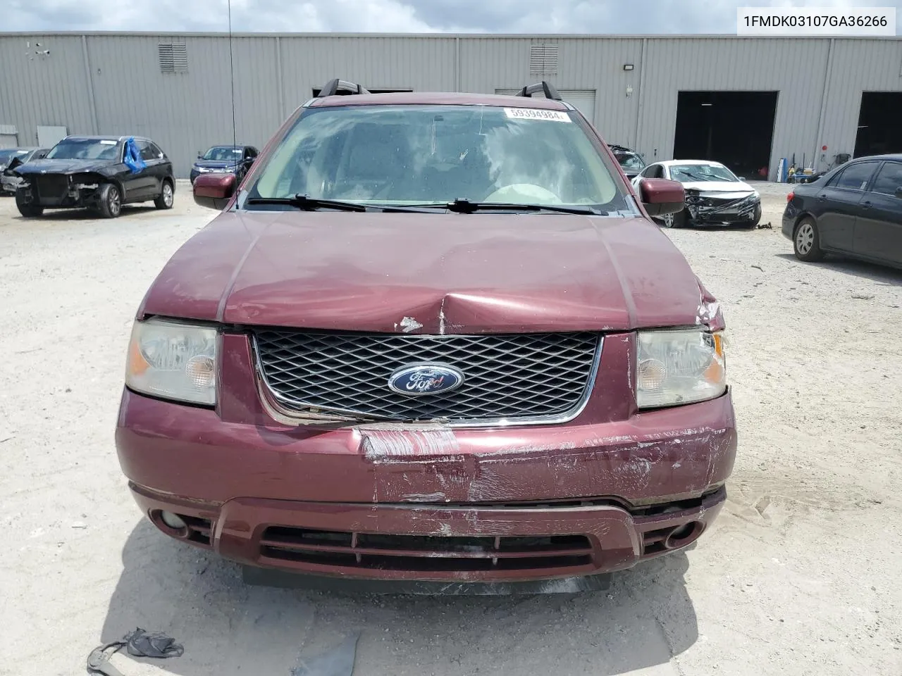 1FMDK03107GA36266 2007 Ford Freestyle Limited