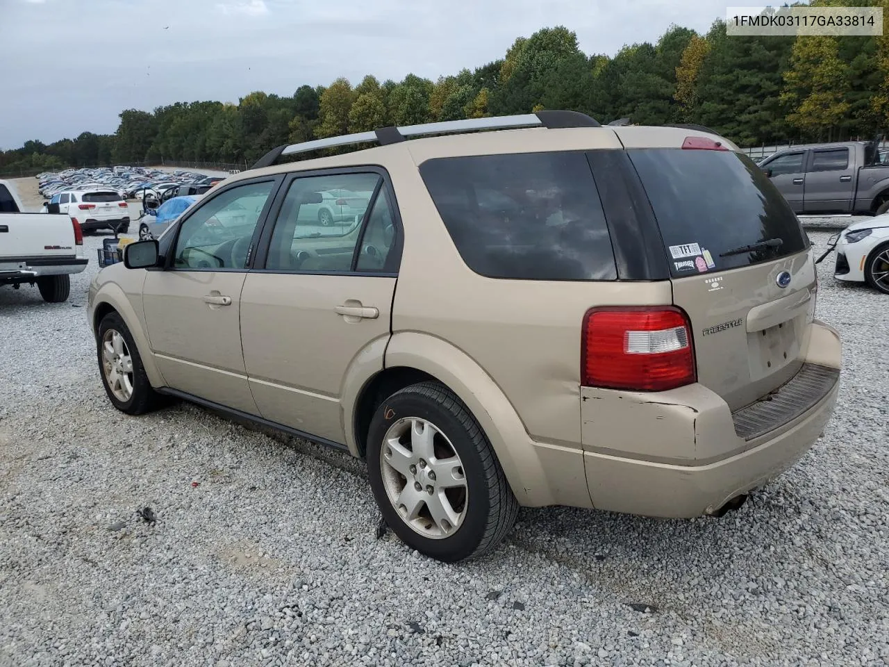 1FMDK03117GA33814 2007 Ford Freestyle Limited