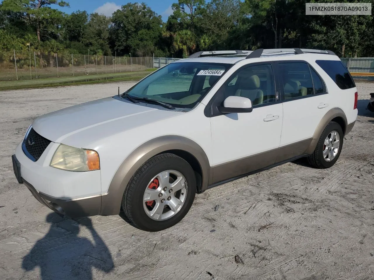 1FMZK05187GA09013 2007 Ford Freestyle Sel