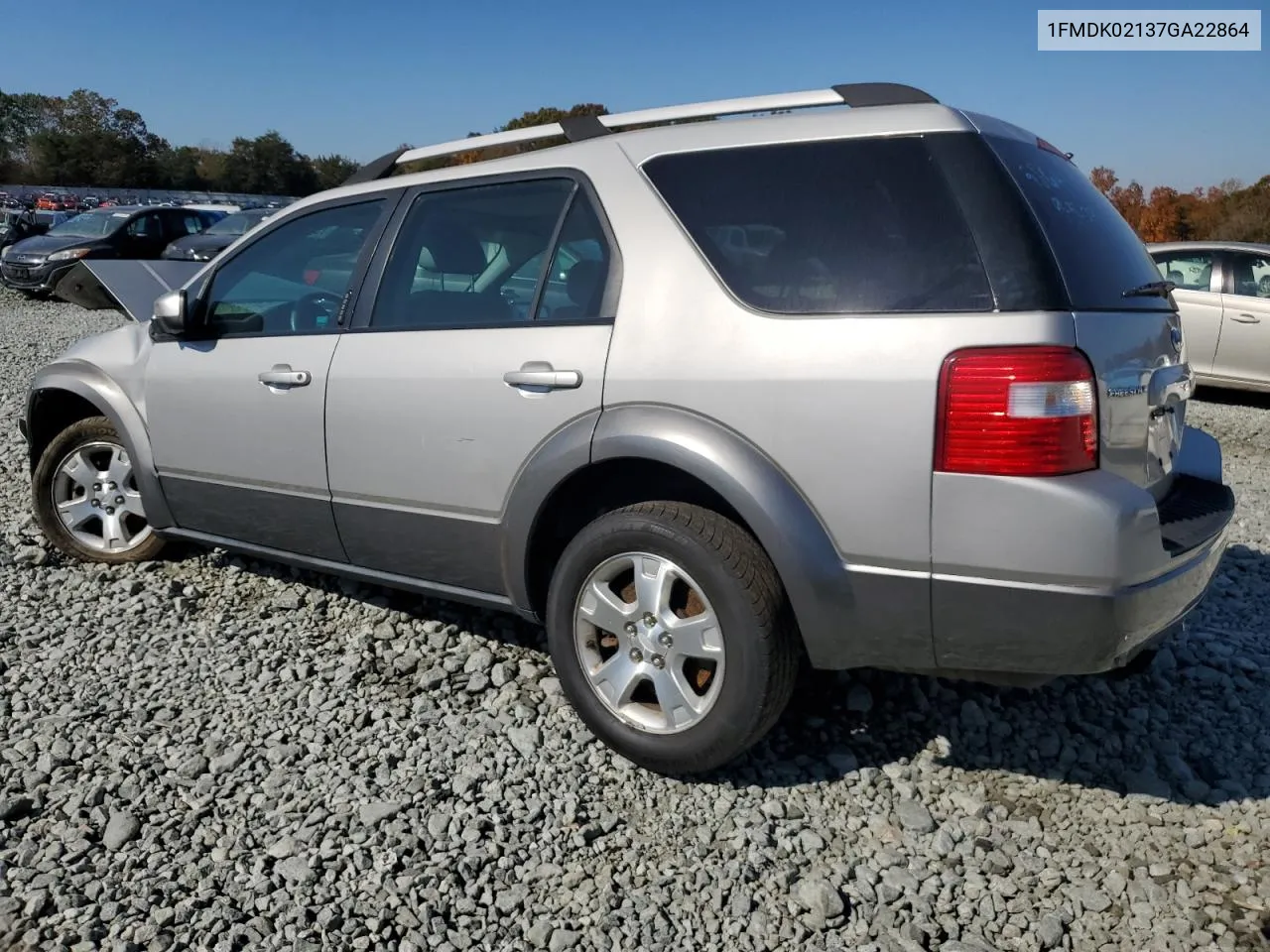 1FMDK02137GA22864 2007 Ford Freestyle Sel