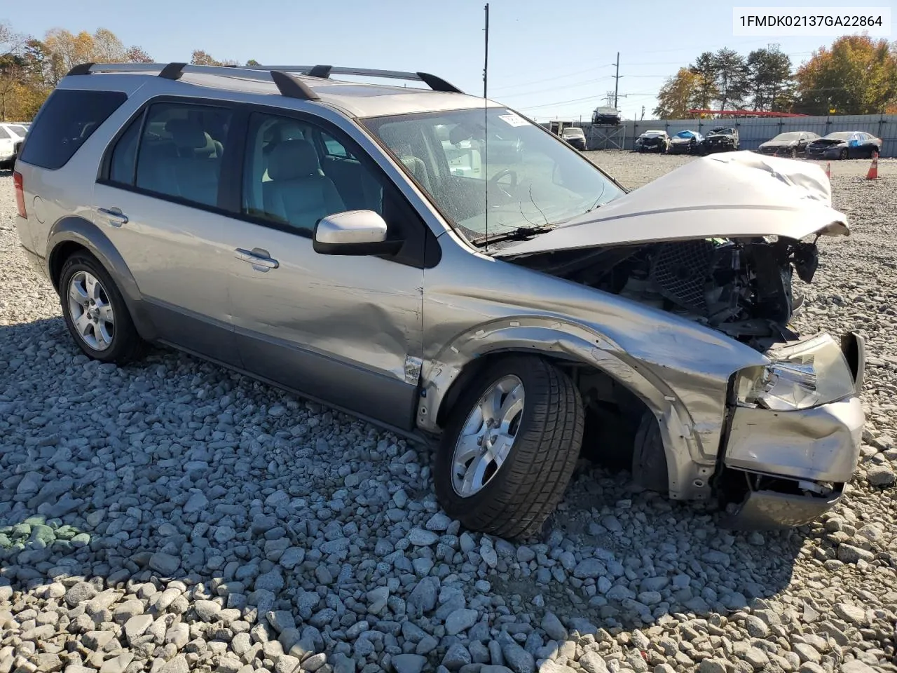 1FMDK02137GA22864 2007 Ford Freestyle Sel