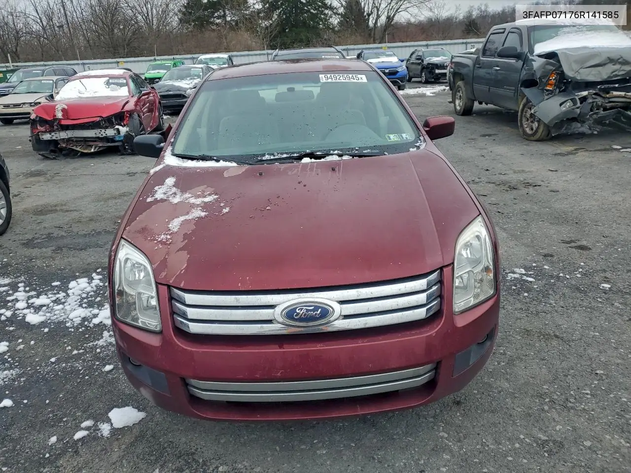 3FAFP07176R141585 2006 Ford Fusion Se