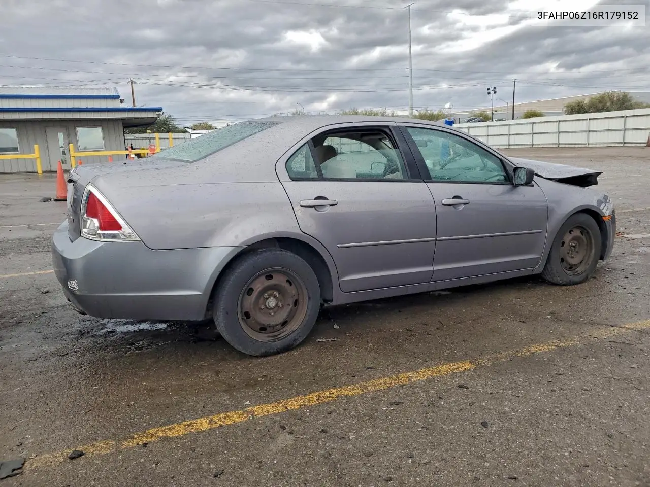 3FAHP06Z16R179152 2006 Ford Fusion S