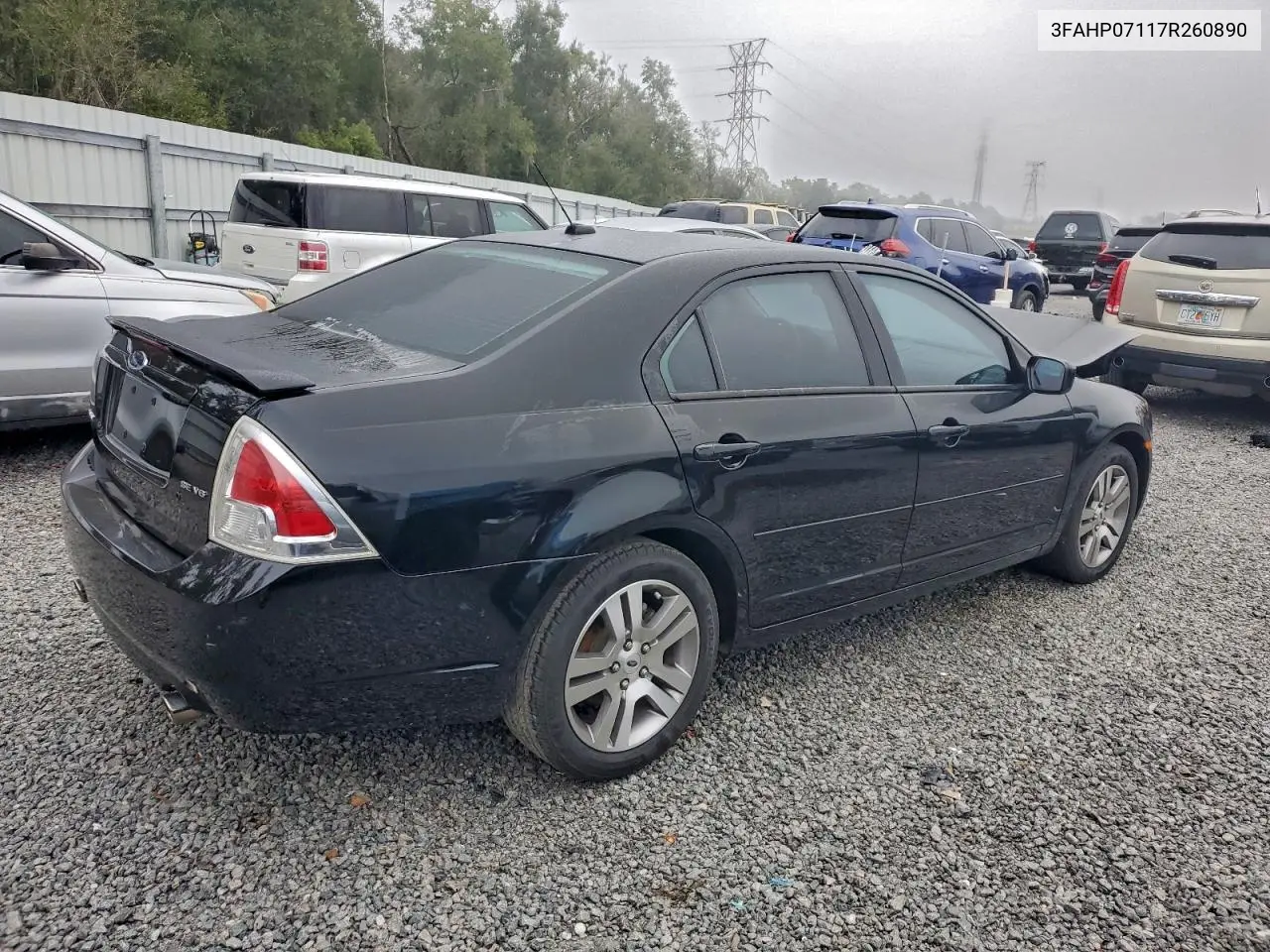 3FAHP07117R260890 2007 Ford Fusion Se