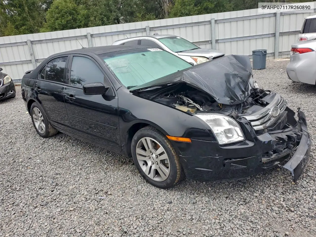 3FAHP07117R260890 2007 Ford Fusion Se