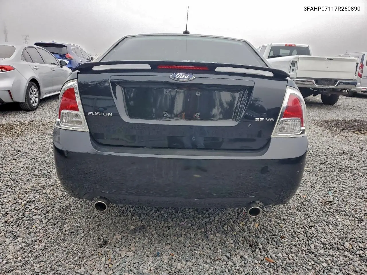 3FAHP07117R260890 2007 Ford Fusion Se