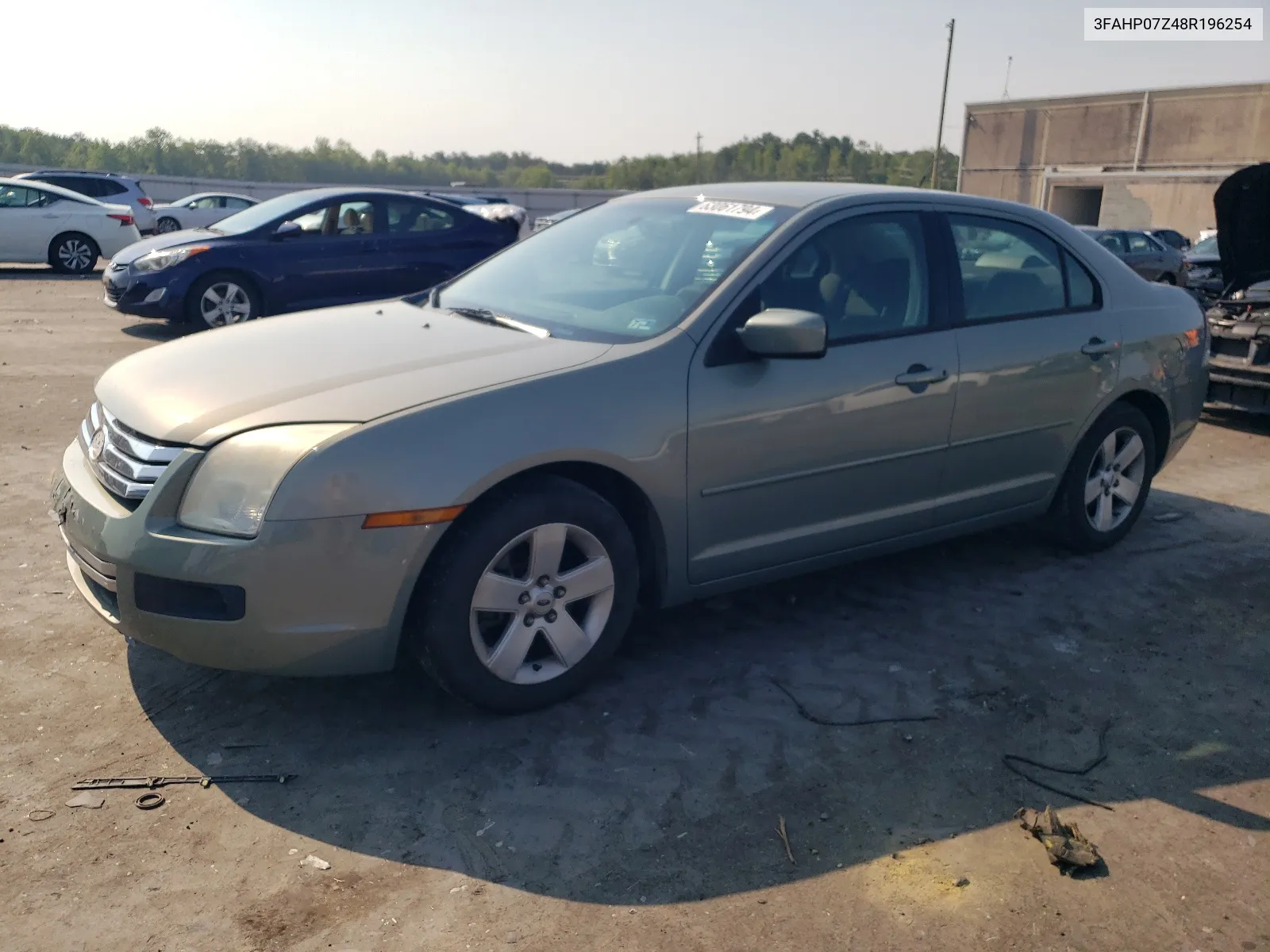 3FAHP07Z48R196254 2008 Ford Fusion Se