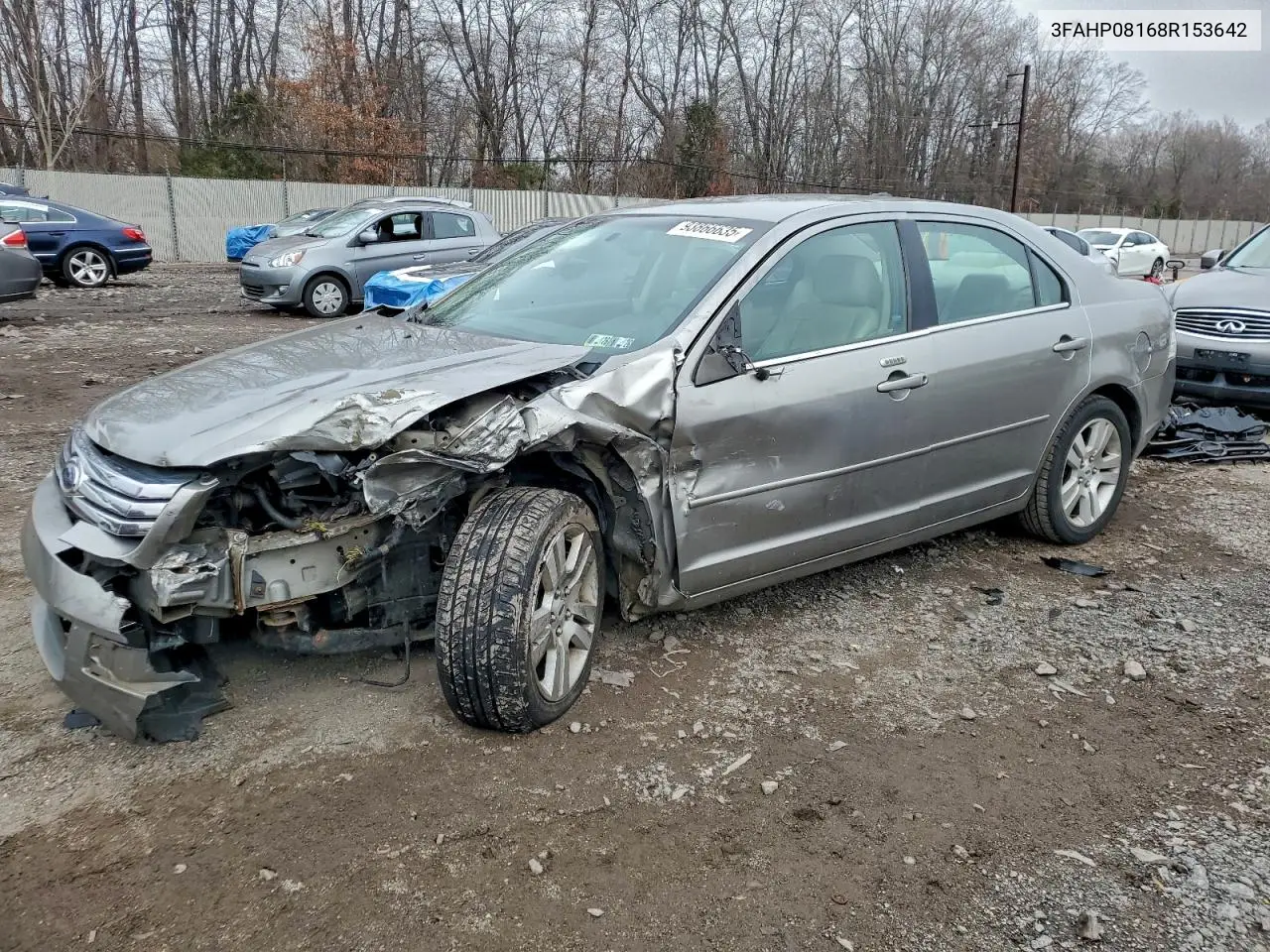 3FAHP08168R153642 2008 Ford Fusion Sel