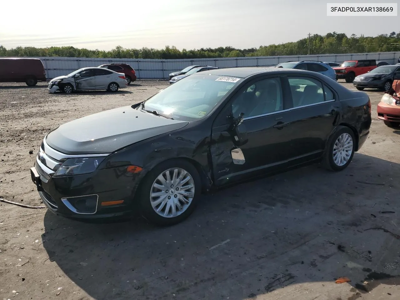 2010 Ford Fusion Hybrid VIN: 3FADP0L3XAR138669 Lot: 68178714