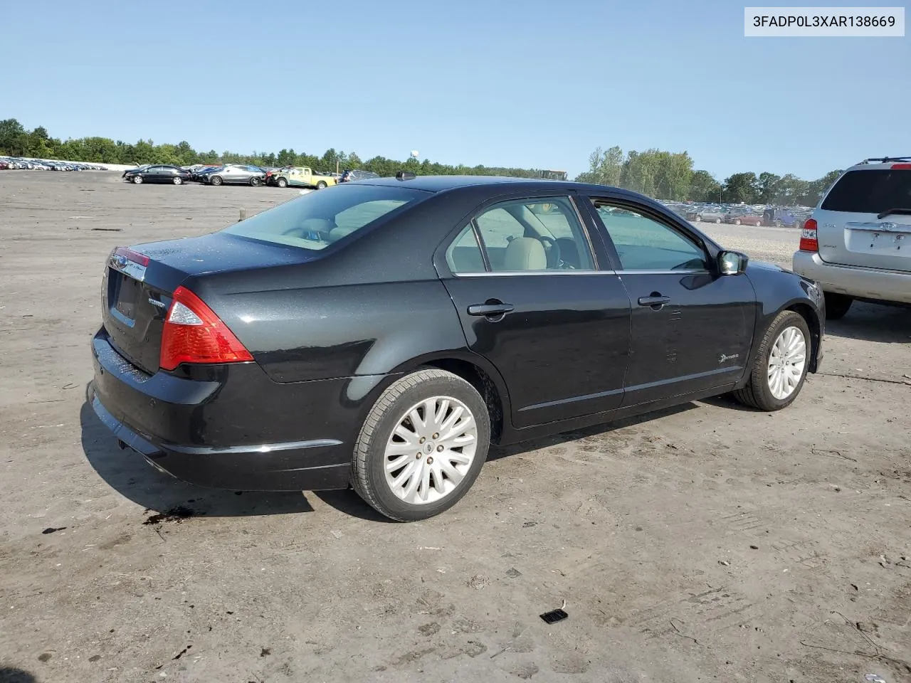 2010 Ford Fusion Hybrid VIN: 3FADP0L3XAR138669 Lot: 68178714