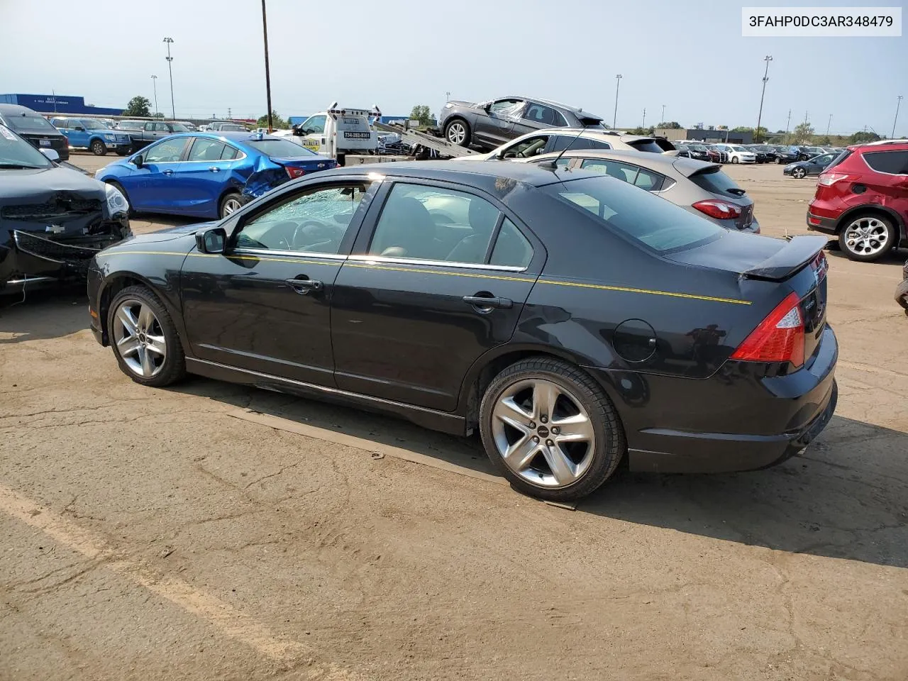 2010 Ford Fusion Sport VIN: 3FAHP0DC3AR348479 Lot: 70291354