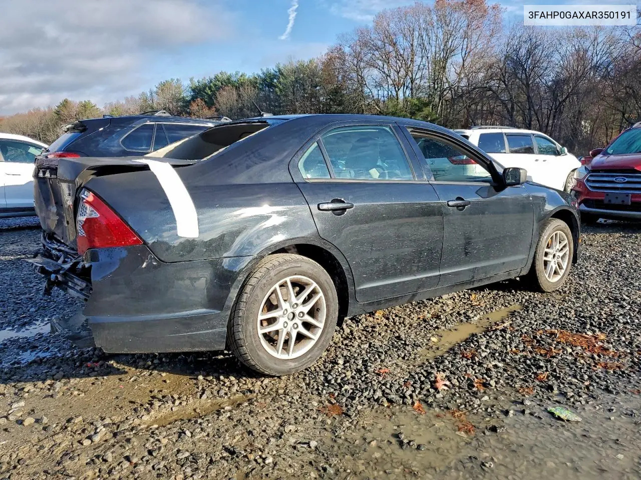 3FAHP0GAXAR350191 2010 Ford Fusion S