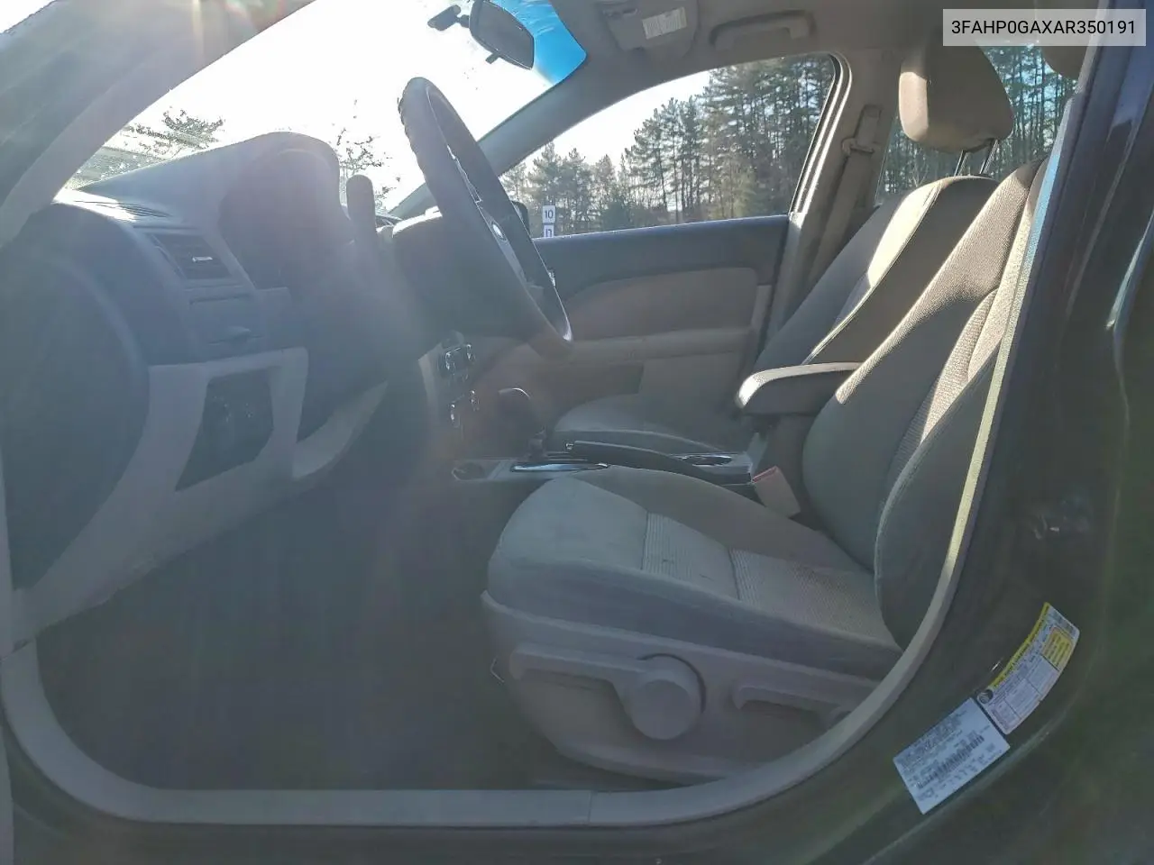 3FAHP0GAXAR350191 2010 Ford Fusion S