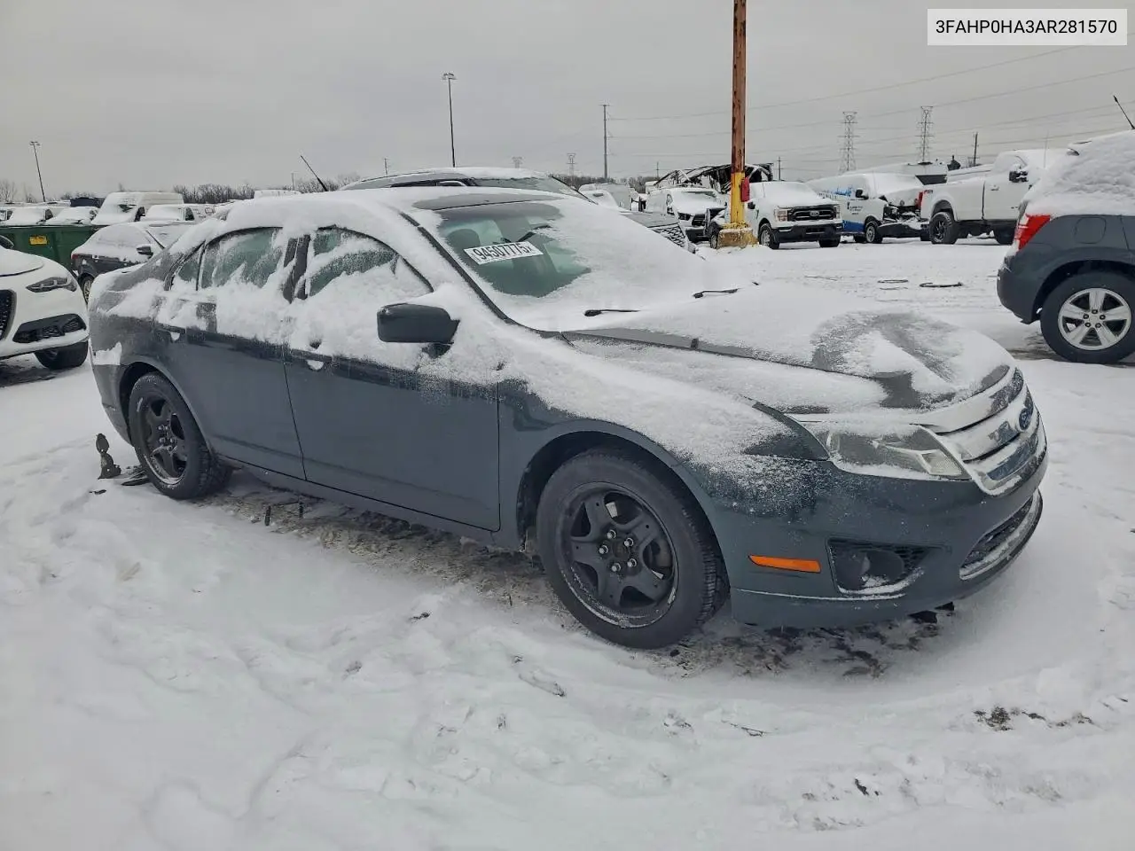 3FAHP0HA3AR281570 2010 Ford Fusion Se