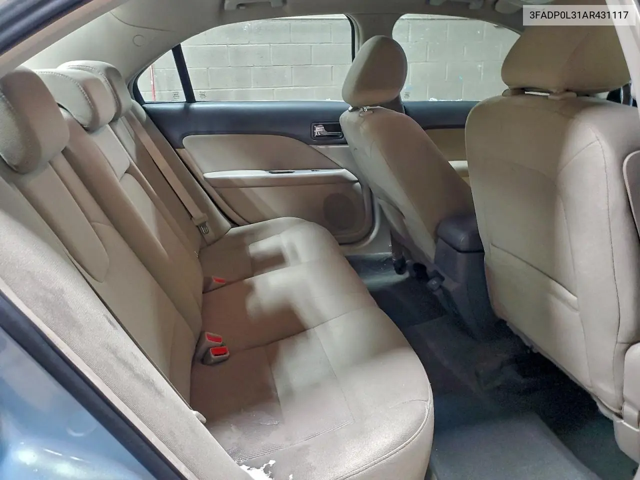 3FADP0L31AR431117 2010 Ford Fusion Hybrid