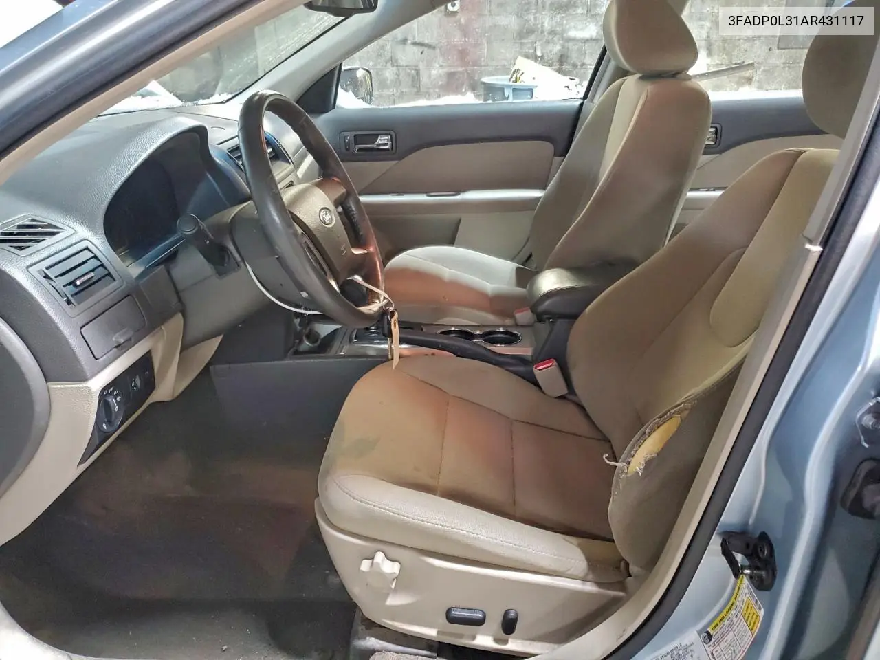 3FADP0L31AR431117 2010 Ford Fusion Hybrid