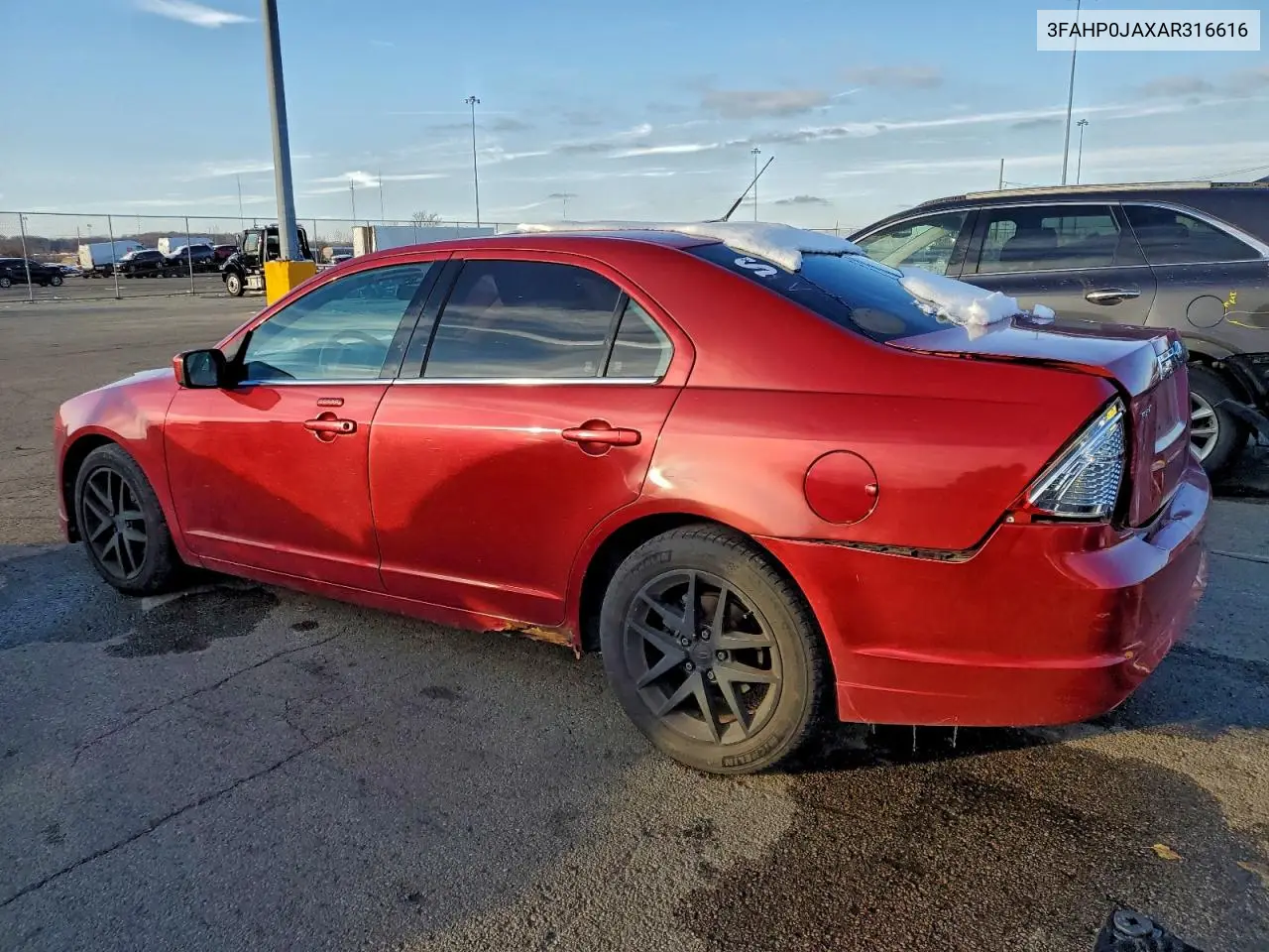 3FAHP0JAXAR316616 2010 Ford Fusion Sel