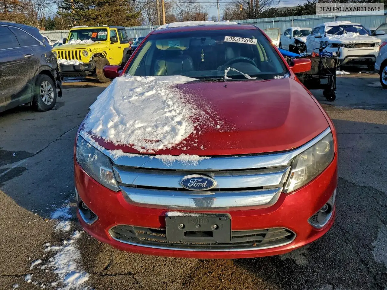 3FAHP0JAXAR316616 2010 Ford Fusion Sel