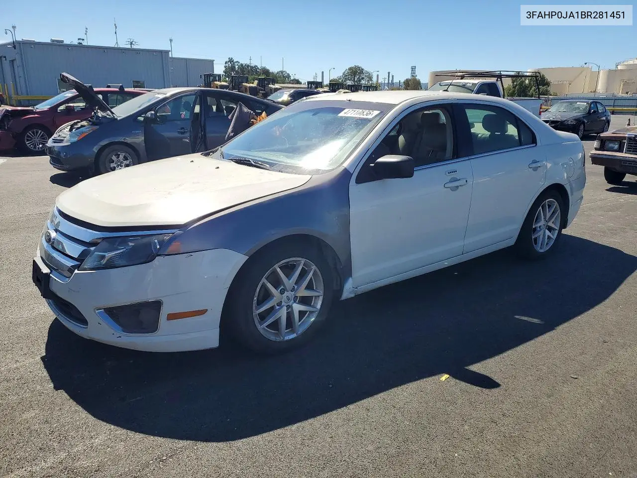 3FAHP0JA1BR281451 2011 Ford Fusion Sel