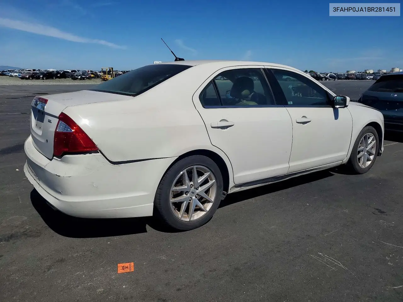 3FAHP0JA1BR281451 2011 Ford Fusion Sel