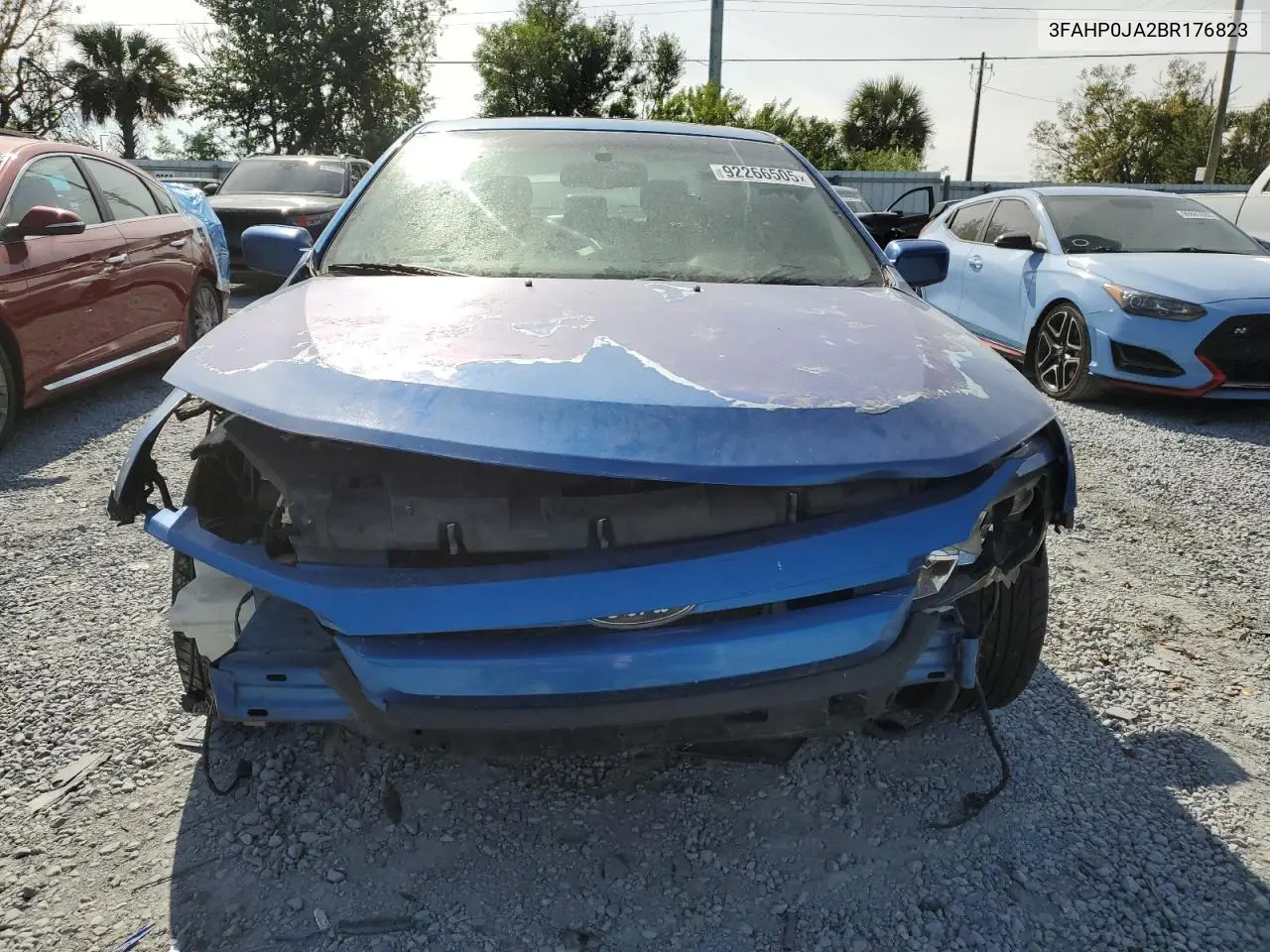3FAHP0JA2BR176823 2011 Ford Fusion Sel