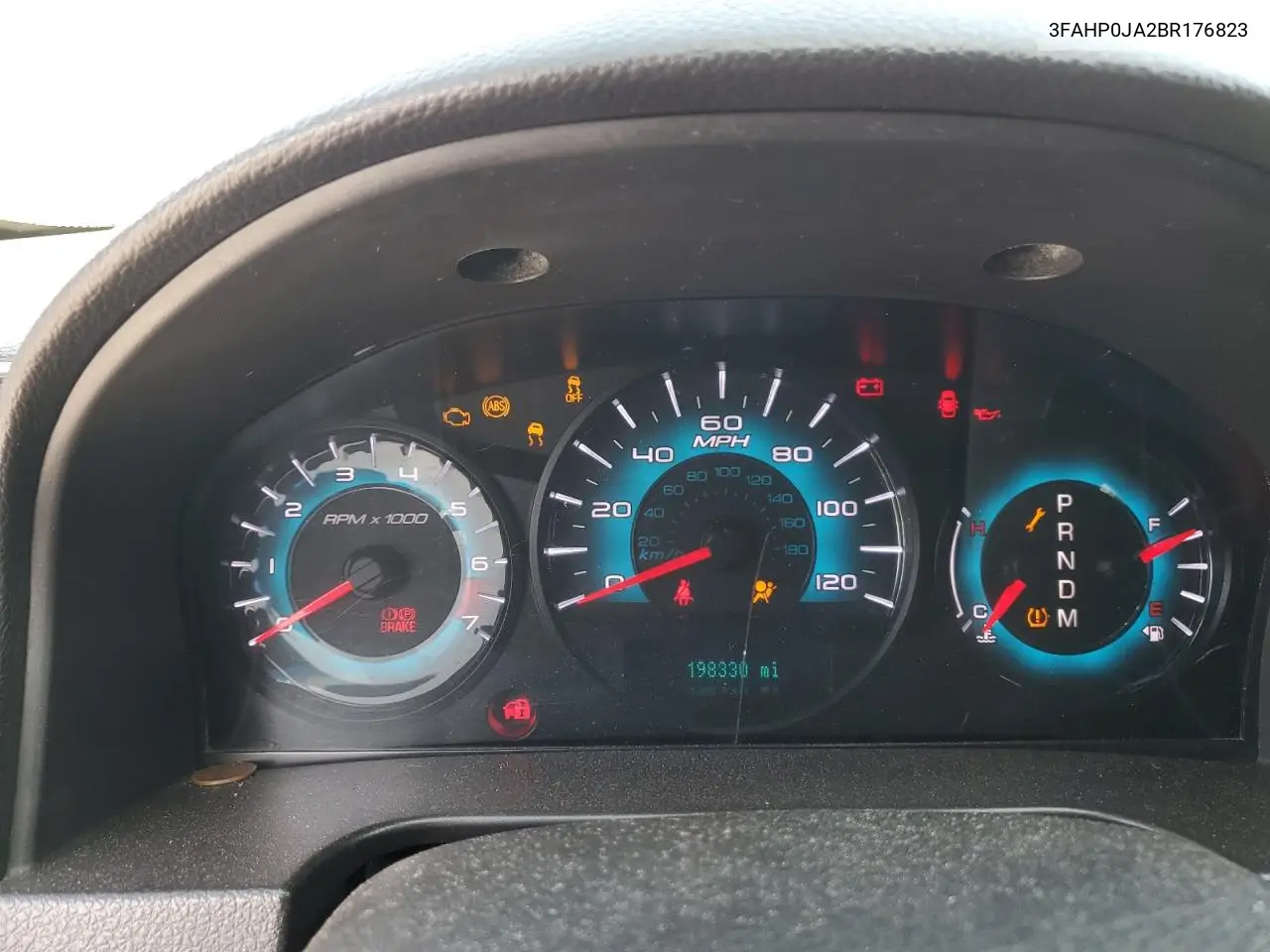 3FAHP0JA2BR176823 2011 Ford Fusion Sel