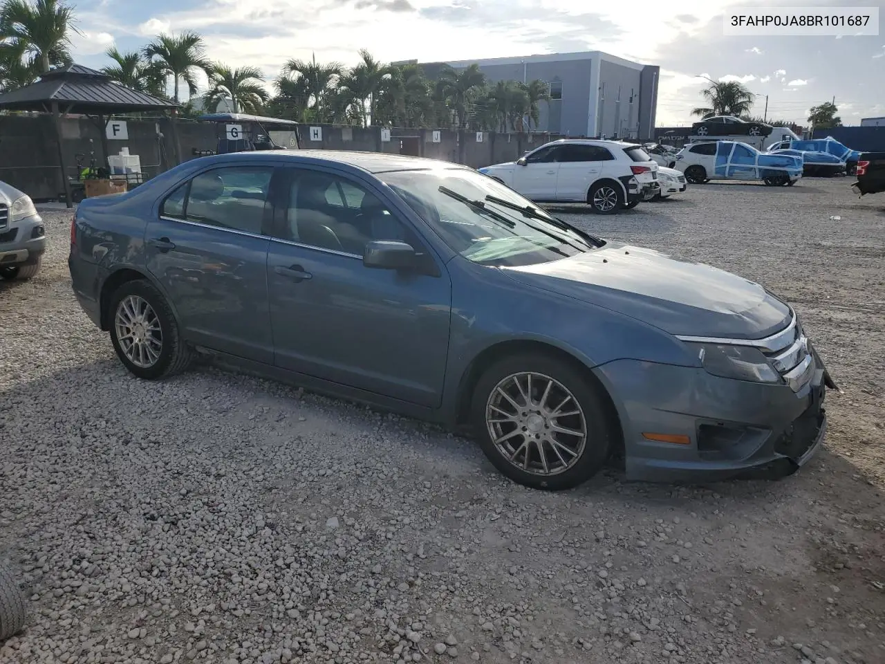 3FAHP0JA8BR101687 2011 Ford Fusion Sel