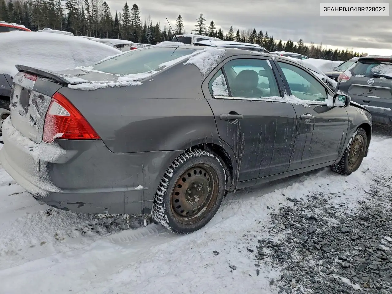 3FAHP0JG4BR228022 2011 Ford Fusion Sel