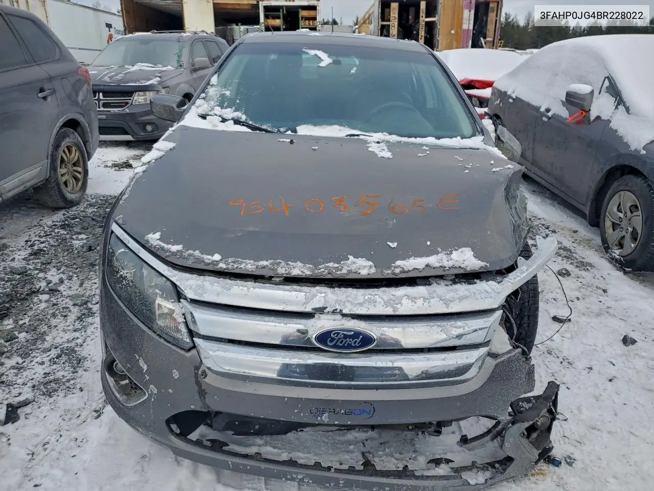 3FAHP0JG4BR228022 2011 Ford Fusion Sel