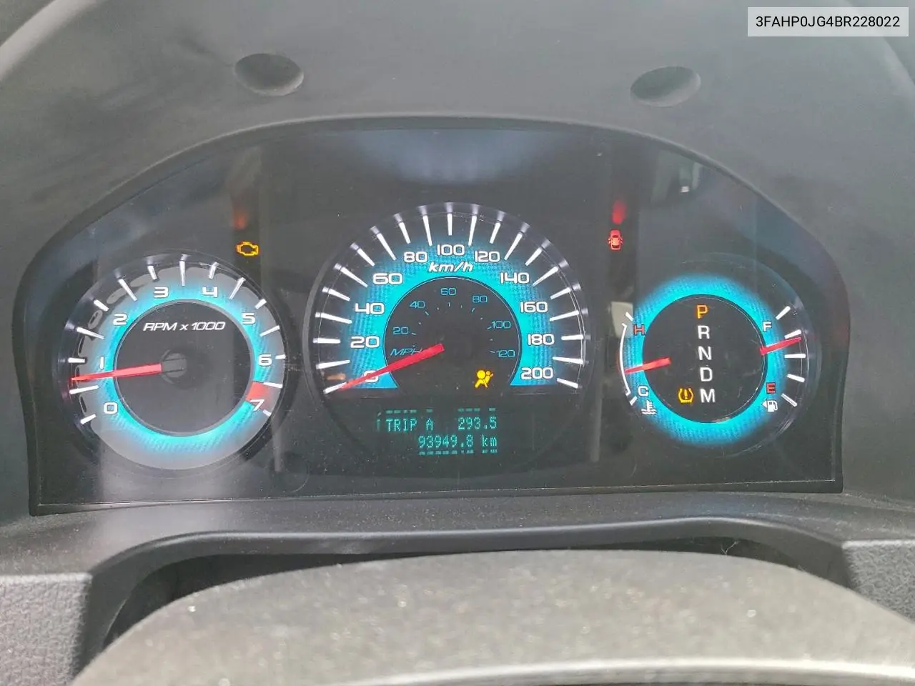 3FAHP0JG4BR228022 2011 Ford Fusion Sel
