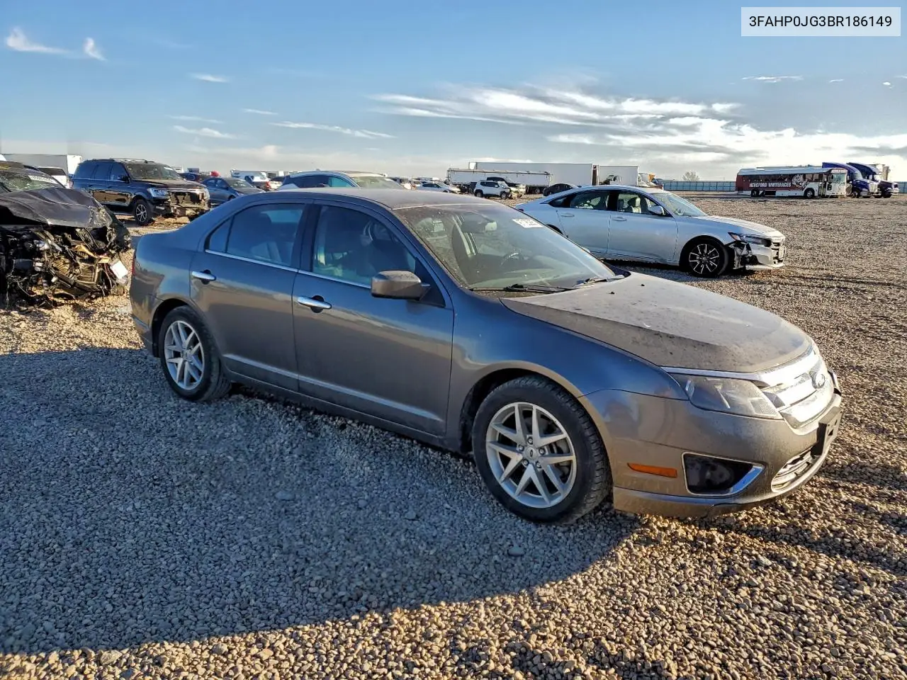3FAHP0JG3BR186149 2011 Ford Fusion Sel