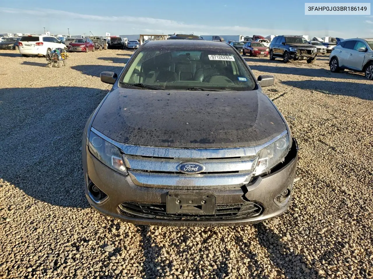 3FAHP0JG3BR186149 2011 Ford Fusion Sel