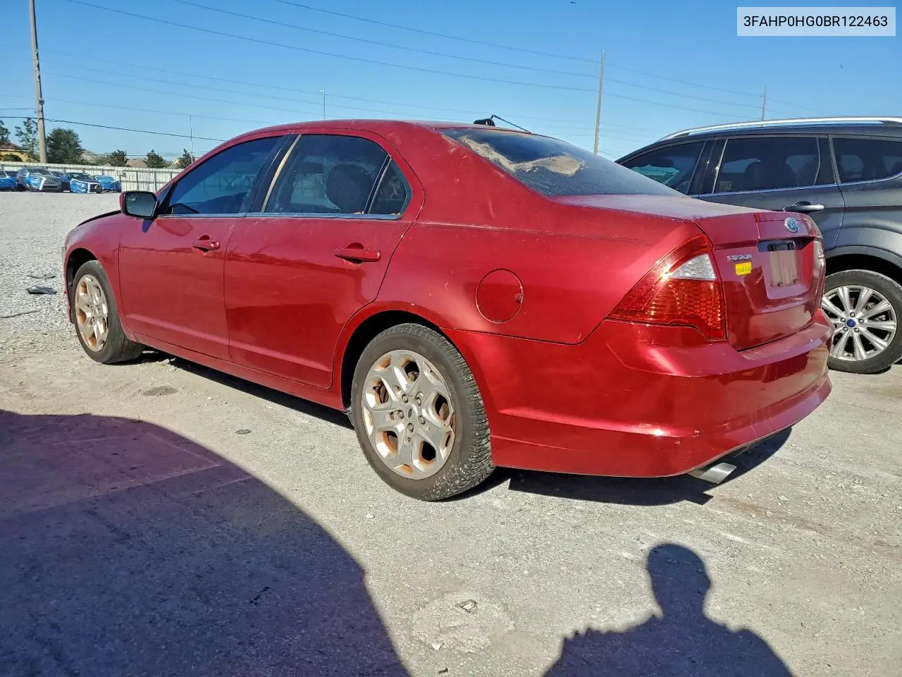 3FAHP0HG0BR122463 2011 Ford Fusion Se
