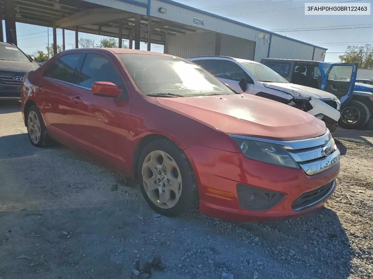 3FAHP0HG0BR122463 2011 Ford Fusion Se