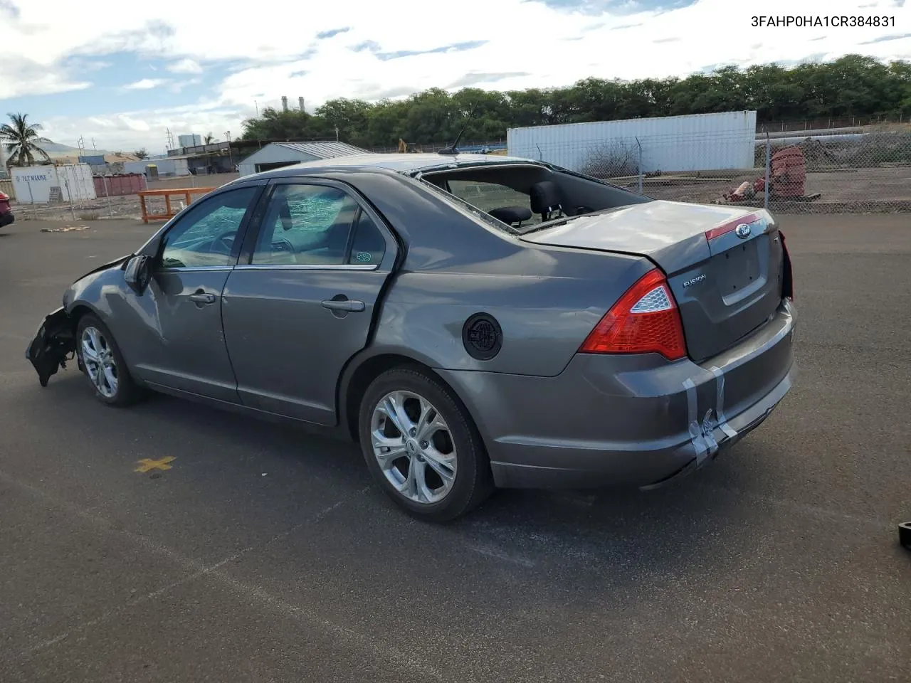 2012 Ford Fusion Se VIN: 3FAHP0HA1CR384831 Lot: 61531264