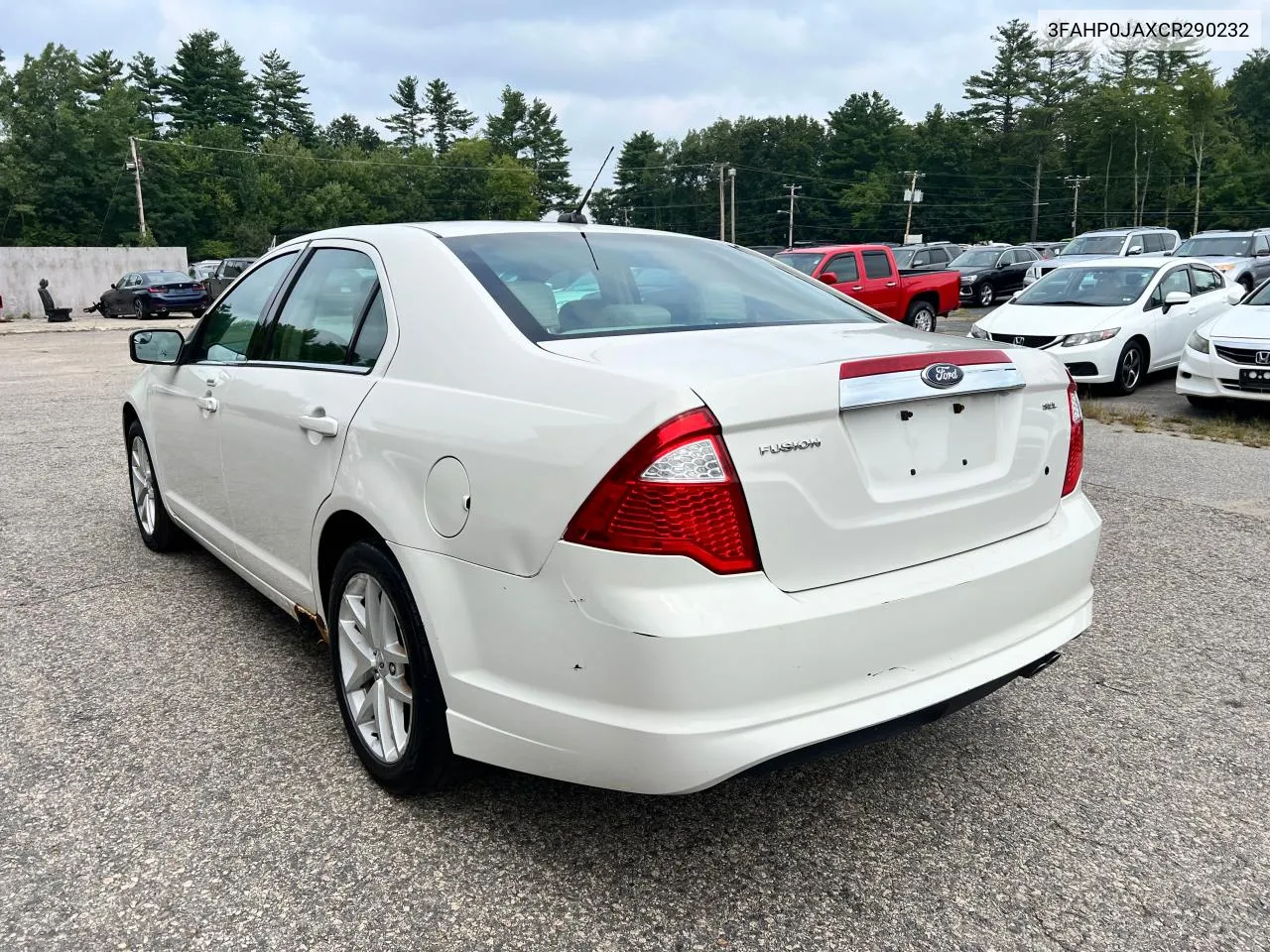 2012 Ford Fusion Sel VIN: 3FAHP0JAXCR290232 Lot: 73826664