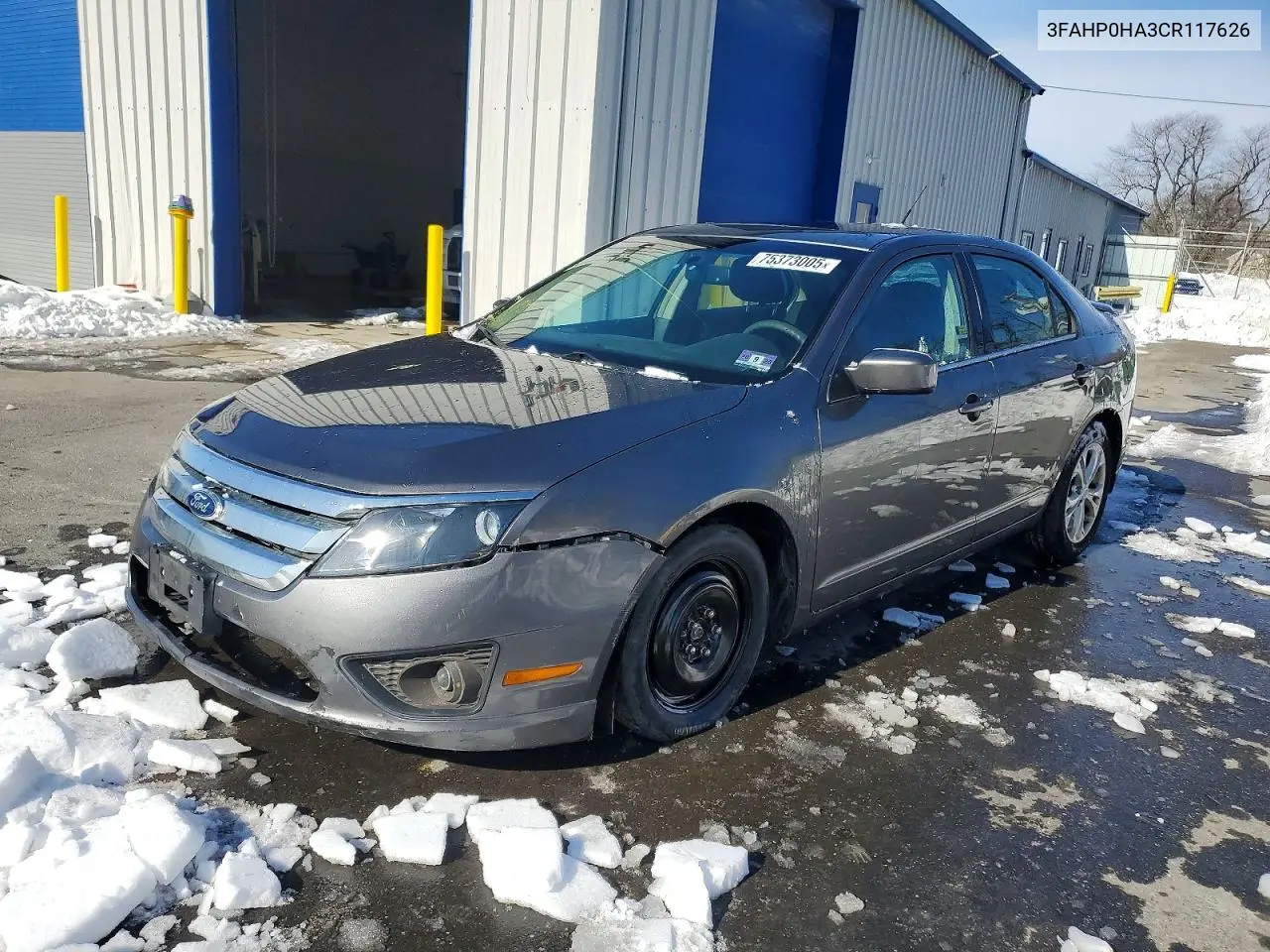 3FAHP0HA3CR117626 2012 Ford Fusion Se