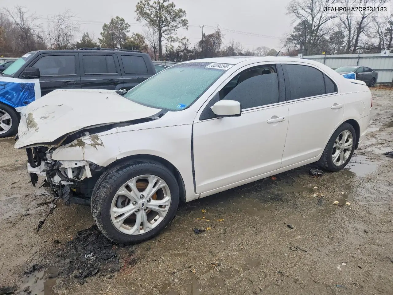 3FAHP0HA2CR331183 2012 Ford Fusion Se