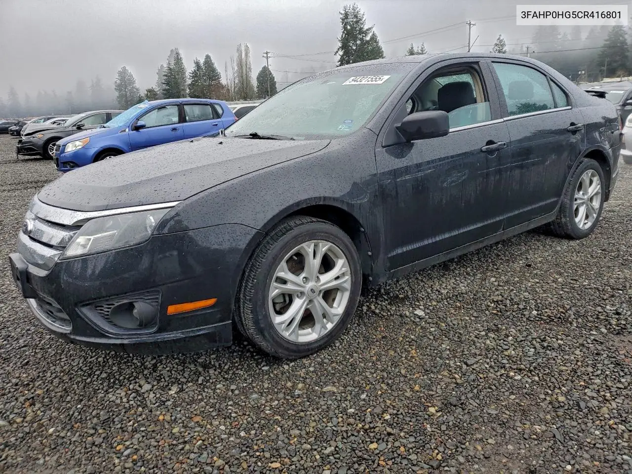 3FAHP0HG5CR416801 2012 Ford Fusion Se