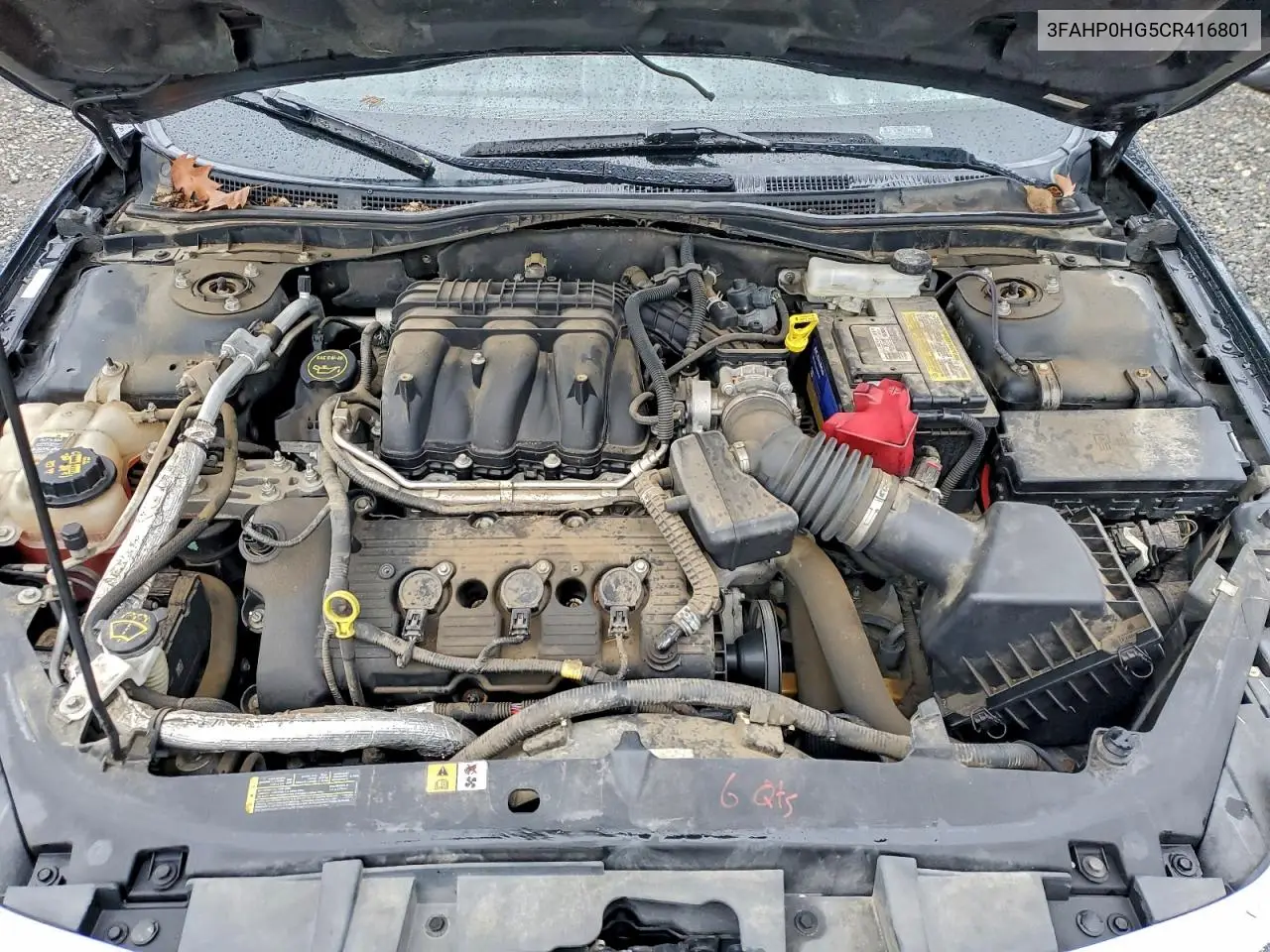 3FAHP0HG5CR416801 2012 Ford Fusion Se