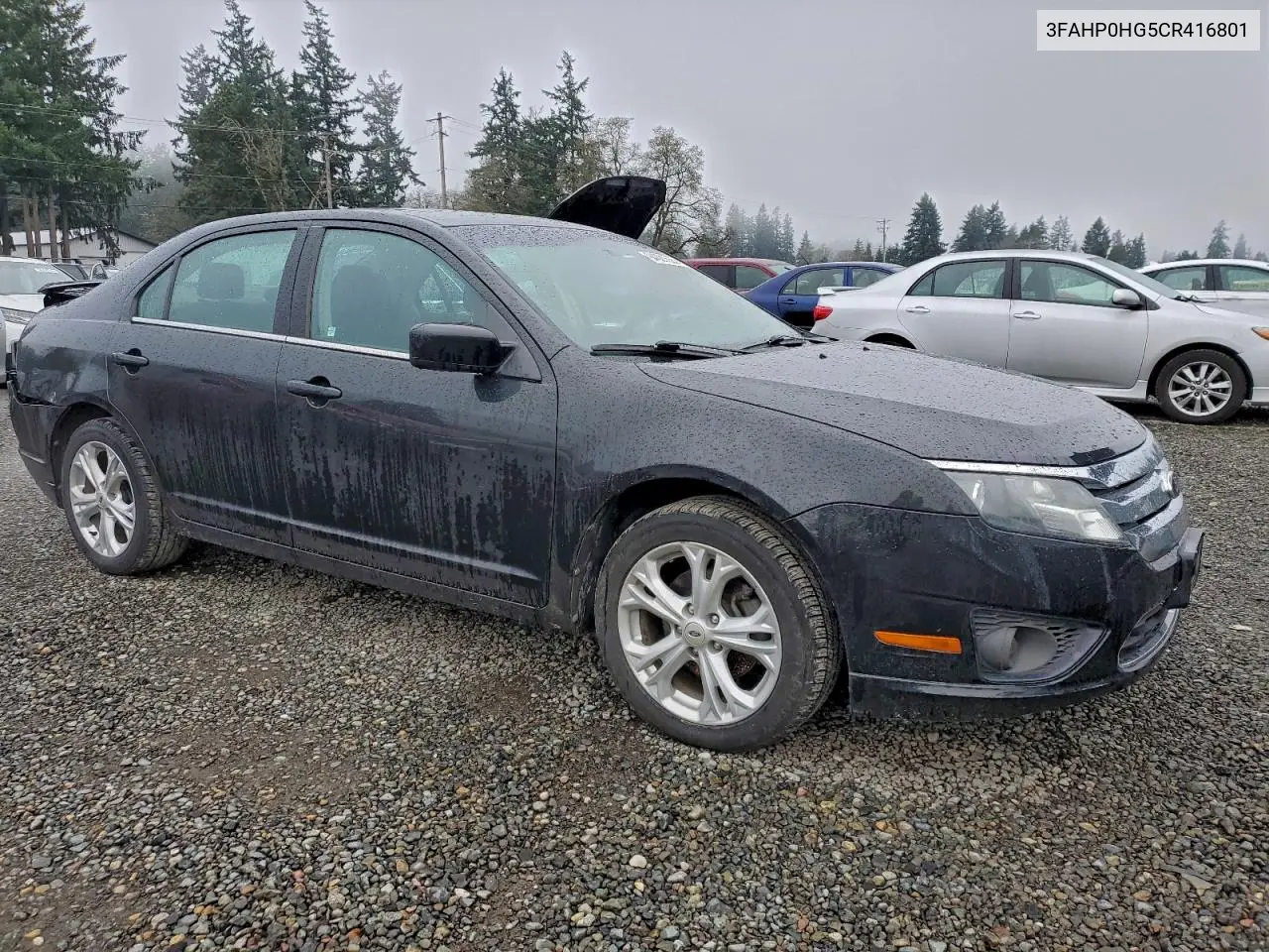 3FAHP0HG5CR416801 2012 Ford Fusion Se