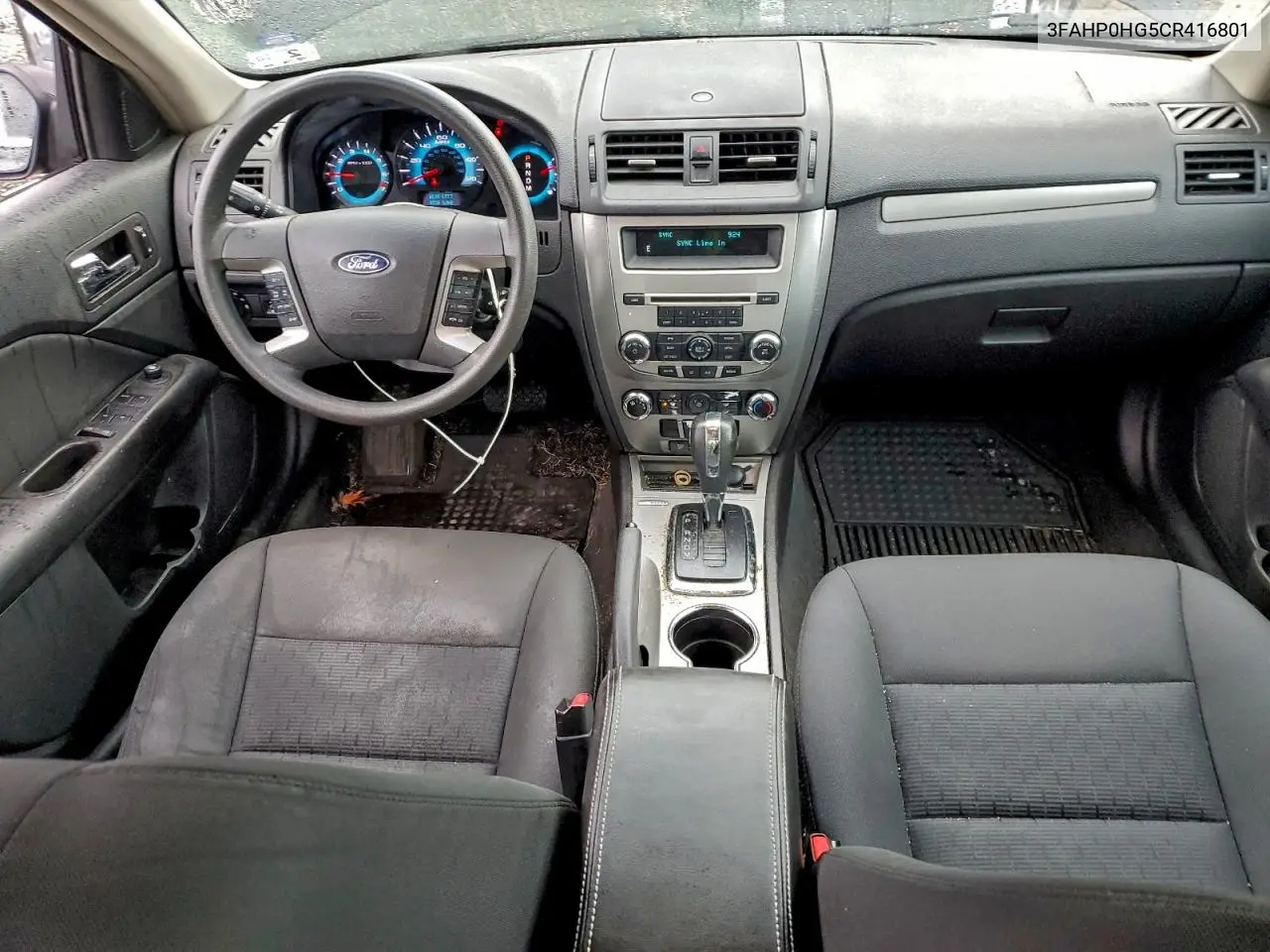 3FAHP0HG5CR416801 2012 Ford Fusion Se